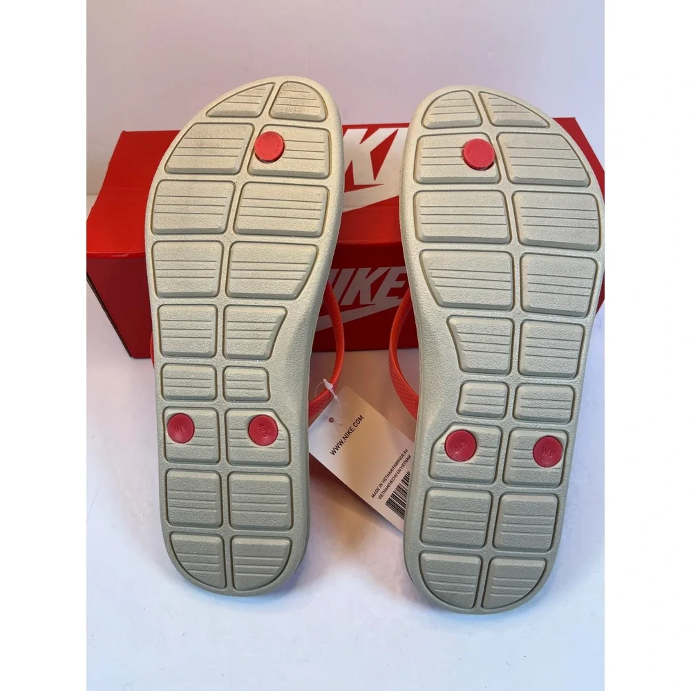 Nike Solarsoft Thong II Womens Flip Flop Sandals Fruit Punch Red 488161-600 9